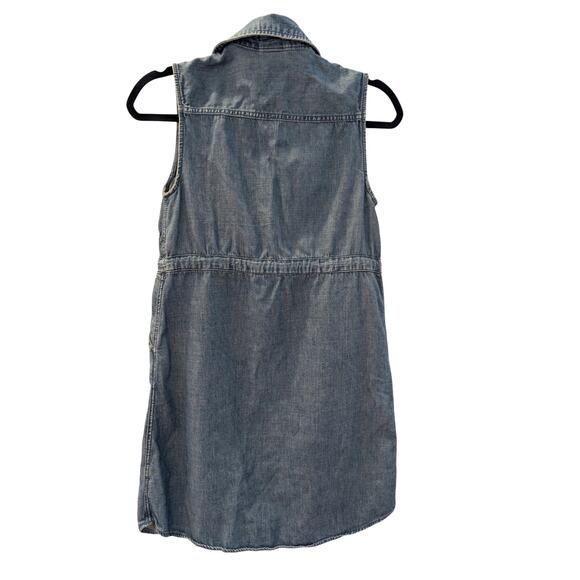 Mossimo Supply Co Chambray Denim Dress XS Sleeveless Button Front - Picture 2 of 6